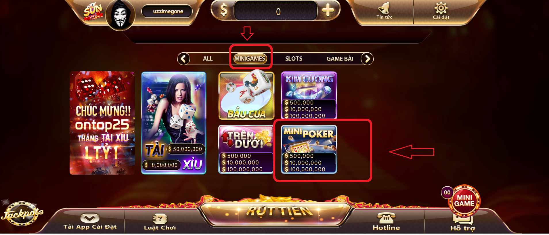 game Mini Poker
