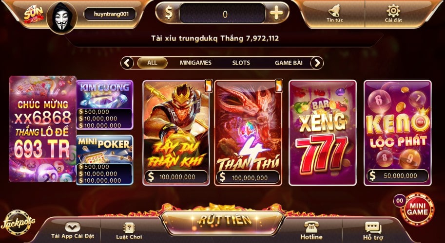 game nổ hũ Tây Du Thần Khí