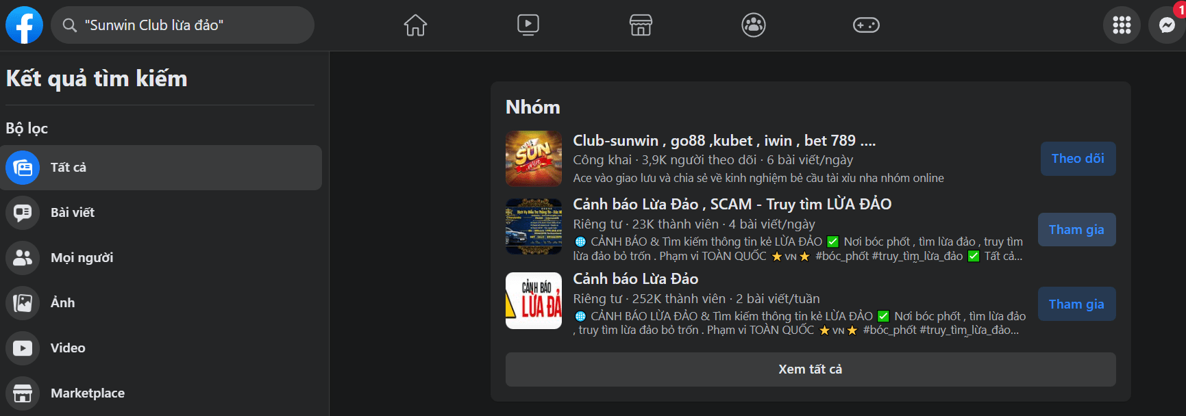 sunwin club lừa đảo