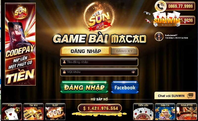 Sunwin - cổng game bài đổi thưởng uy tín chất lượng bậc nhất châu Á